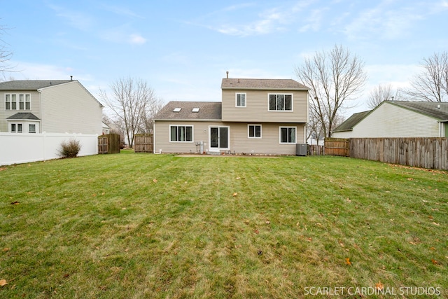 327 Persimmon Ln, Oswego, IL 60543 - rear view of house with central air condition unit