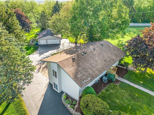1659 Larchmont Rd, Davis, IL 61019 - view from above of property