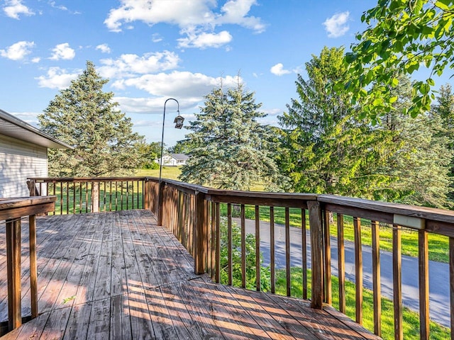 1659 Larchmont Rd, Davis, IL 61019 - view of wooden terrace