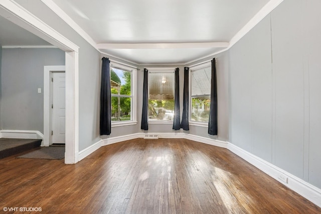 6945 S Eberhart Ave, Chicago, IL 60637 - unfurnished room featuring wood-type flooring and baseboards