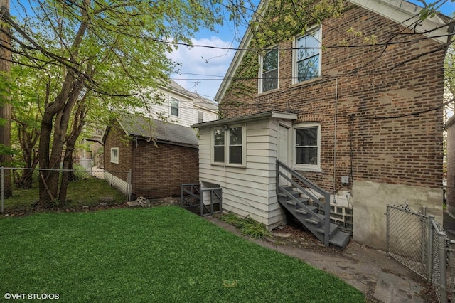 6945 S Eberhart Ave, Chicago, IL 60637 - view of side of property with brick siding