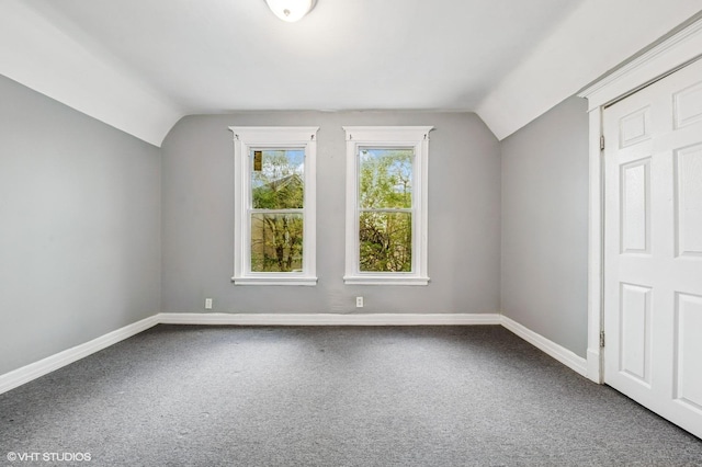 6945 S Eberhart Ave, Chicago, IL 60637 - additional living space with lofted ceiling, carpet flooring, and baseboards