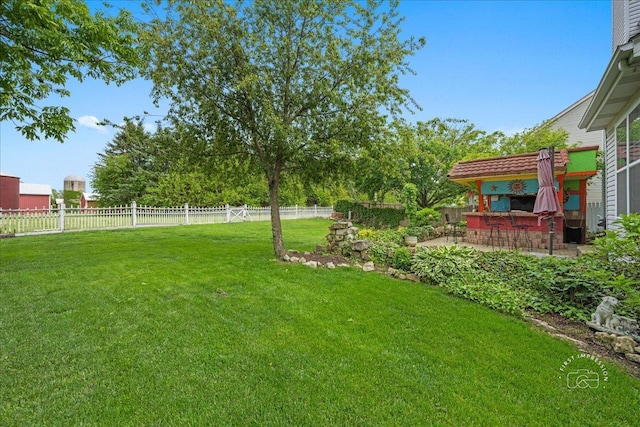 343 Diane Ct, Geneva, IL 60134 - view of yard with a patio