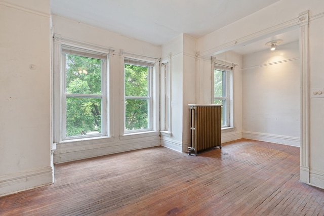 3230 W Fulton Blvd, Chicago, IL 60624 - unfurnished room featuring hardwood / wood-style floors, plenty of natural light, and baseboards