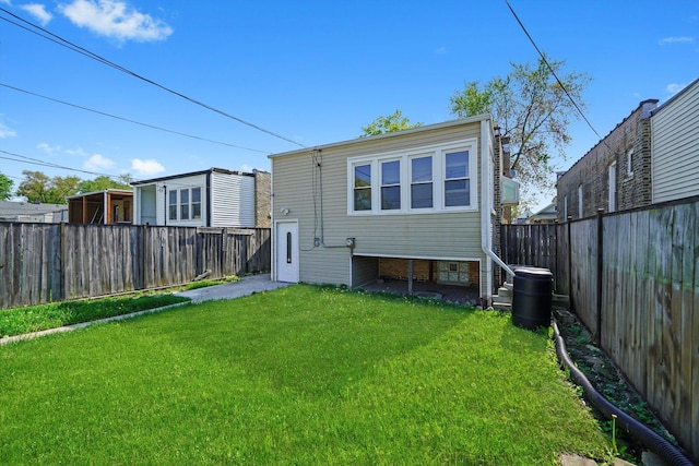 view of rear view of property