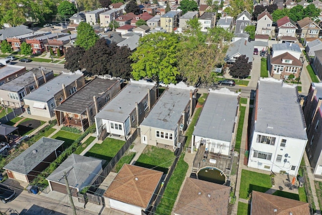 aerial view of property's location featuring nearby suburban area