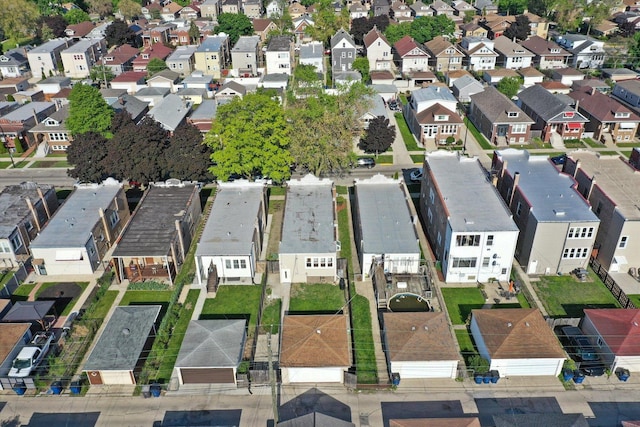 aerial view of property's location featuring nearby suburban area