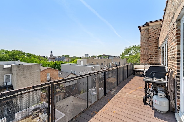 1725 W N Ave Unit 404, Chicago, IL 60622 - wooden deck with grilling area
