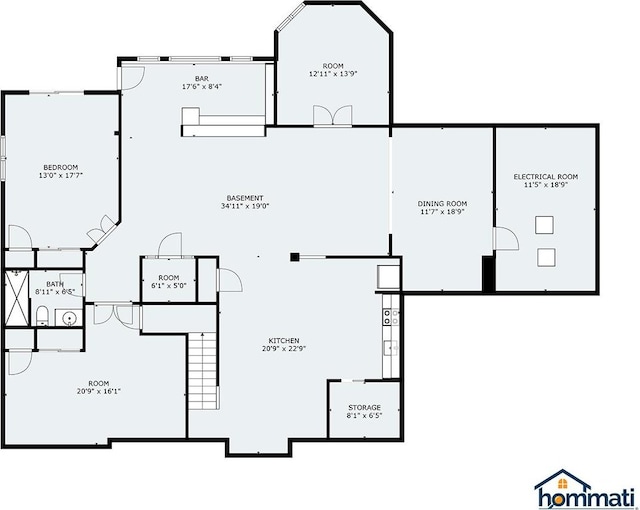 1410 W Newcastle Ct, Inverness, IL 60010 - property floor plan