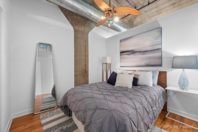 1001 W 15th St Unit 243, Chicago, IL 60608 - bedroom featuring wood finished floors