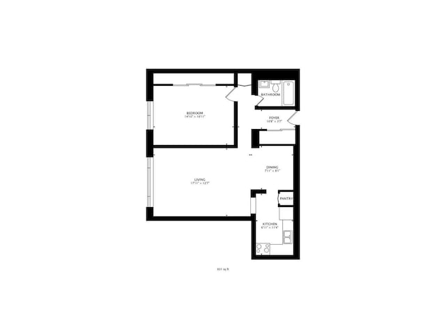 6660 S Brainard Ave Unit 103, Countryside, IL 60525 - floor plan / room layout