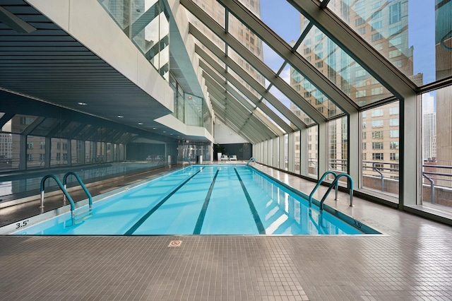 view of indoor pool
