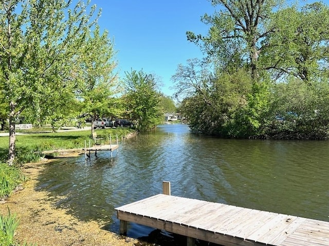 34017 N Prospect Dr, Grayslake, IL 60030 - dock featuring a water view