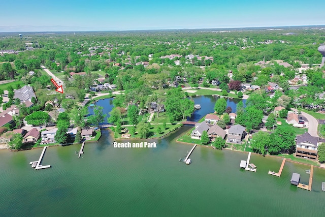 34017 N Prospect Dr, Grayslake, IL 60030 - view of property location featuring a nearby body of water and nearby suburban area