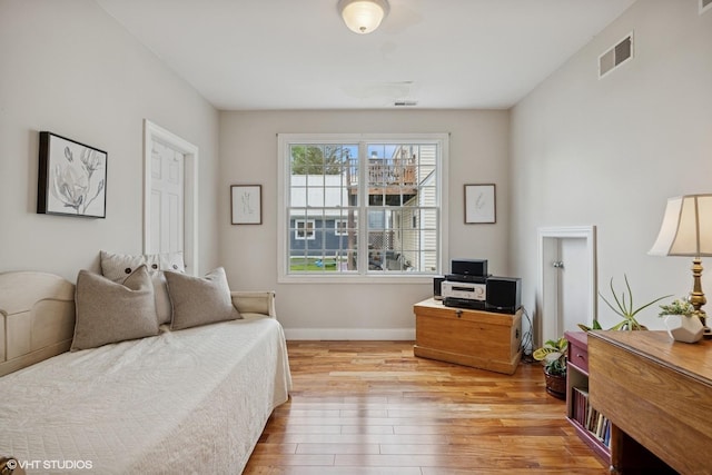 34017 N Prospect Dr, Grayslake, IL 60030 - bedroom featuring hardwood / wood-style floors and baseboards