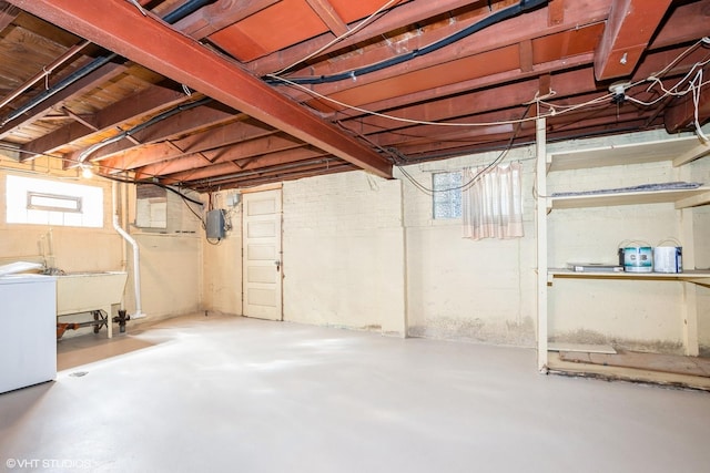 2852 W 84th Pl, Chicago, IL 60652 - below grade area featuring washer / clothes dryer