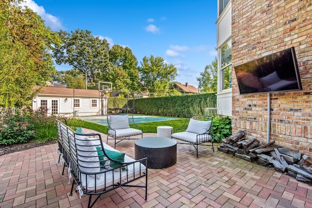 1100 Forest Ave, Wilmette, IL 60091 - view of patio with fence and an outdoor structure