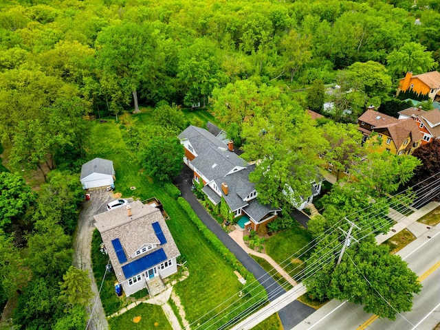 1040 Shermer Rd, Northbrook, IL 60062 - bird's eye view of a forest