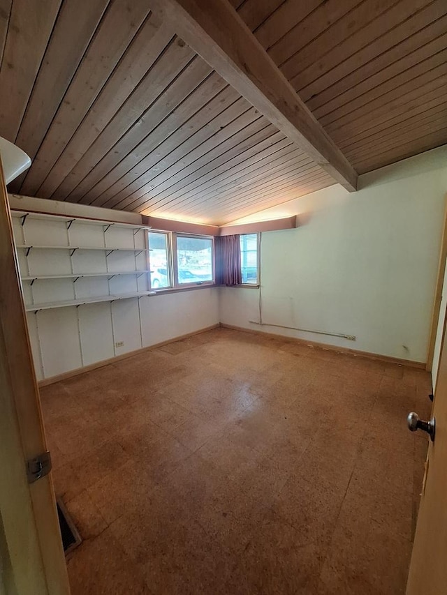 2065 Hickory Ln, Schaumburg, IL 60195 - unfurnished room featuring wooden ceiling