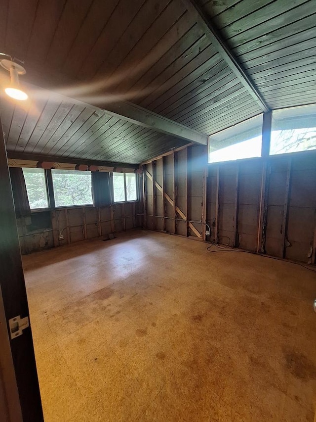 2065 Hickory Ln, Schaumburg, IL 60195 - basement featuring wooden ceiling