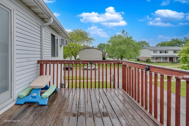 370 Echo Ln Unit 3, Aurora, IL 60504 - wooden deck featuring a yard