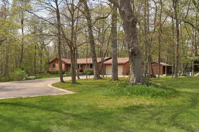 2030 Burke Dr, Winthrop Harbor, IL 60096 - view of front of home with driveway and a front lawn
