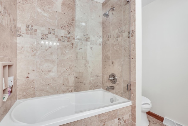 2030 Burke Dr, Winthrop Harbor, IL 60096 - full bath with toilet and tiled shower / bath