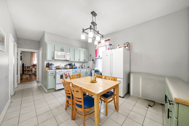 5815 W Roosevelt Rd, Cicero, IL 60804 - dining area with light tile patterned flooring