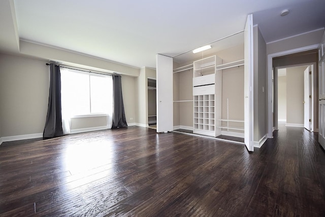 1103 S Hunt Club Dr Unit 127, Mount Prospect, IL 60056 - unfurnished room with wood finished floors, baseboards, and a smoke detector