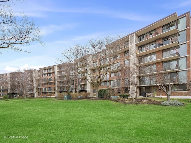 2 S Atrium Way Unit 407, Elmhurst, IL 60126 - view of apartment building / complex with central AC unit