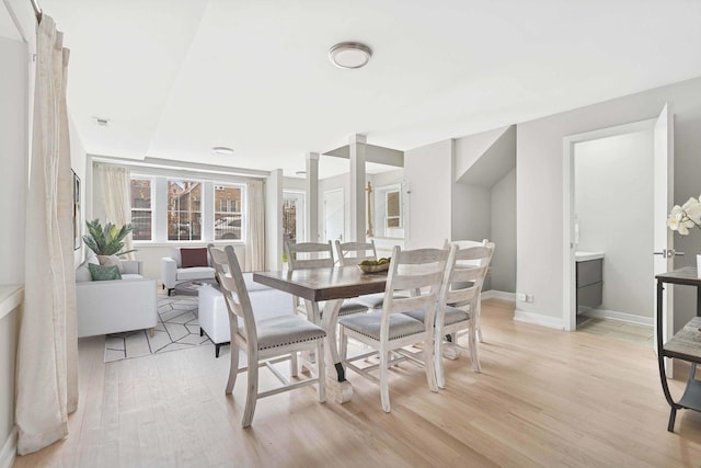 2534 W Haddon Ave, Chicago, IL 60622 - dining room featuring light wood finished floors and baseboards