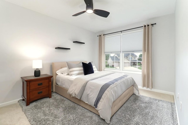 1811 Partridge Pt, Normal, IL 61761 - carpeted bedroom featuring baseboards and ceiling fan