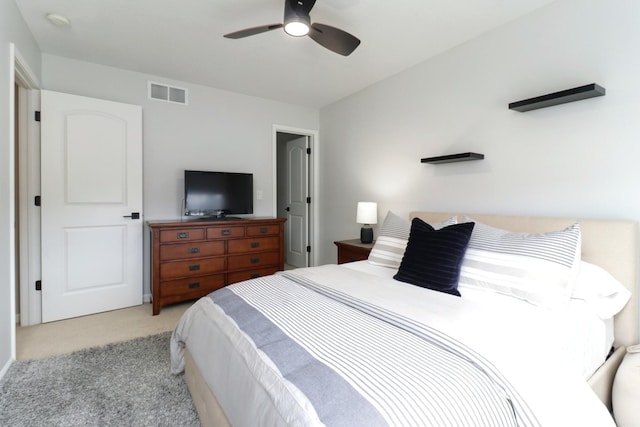 1811 Partridge Pt, Normal, IL 61761 - carpeted bedroom with ceiling fan
