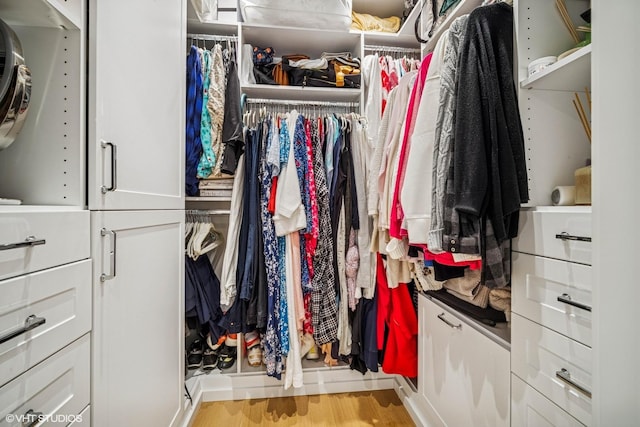 4300 N Marine Dr Unit 306, Chicago, IL 60613 - walk in closet featuring light wood finished floors