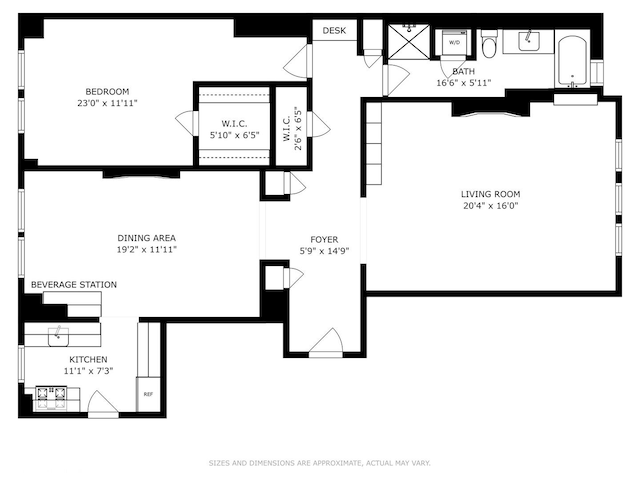 4300 N Marine Dr Unit 306, Chicago, IL 60613 - room layout