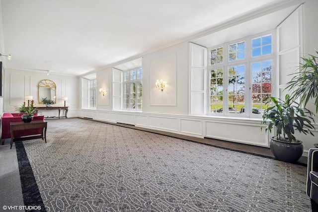 4300 N Marine Dr Unit 306, Chicago, IL 60613 - building lobby with a decorative wall and crown molding