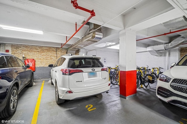 4300 N Marine Dr Unit 306, Chicago, IL 60613 - parking deck featuring a garage door opener