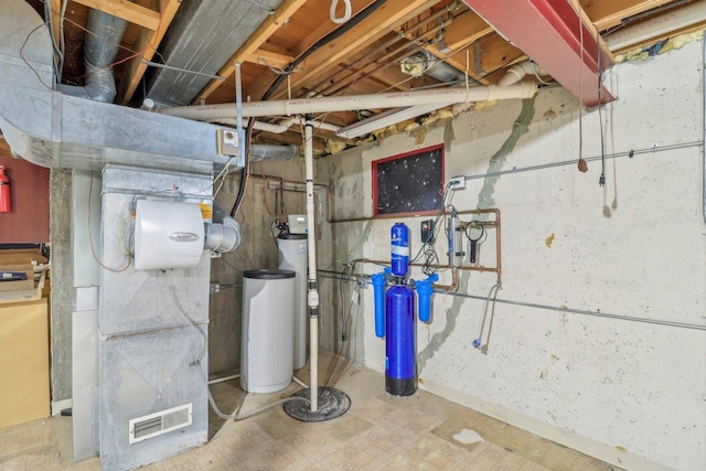 723 Beacon Dr, Lake Barrington, IL 60010 - utility room featuring gas water heater