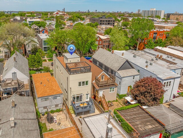 2629 W Homer St, Chicago, IL 60647 - aerial perspective of suburban area
