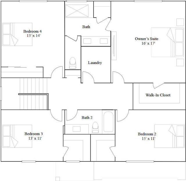 540 N Sycamore St, Hinckley, IL 60520 - floor plan / room layout