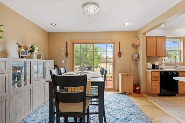 7217 W 57th St, Summit, IL 60501 - dining room with healthy amount of natural light, recessed lighting, and light wood finished floors