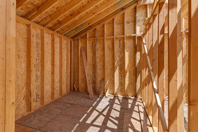 743 Davis St, Rockford, IL 61107 - misc room with vaulted ceiling