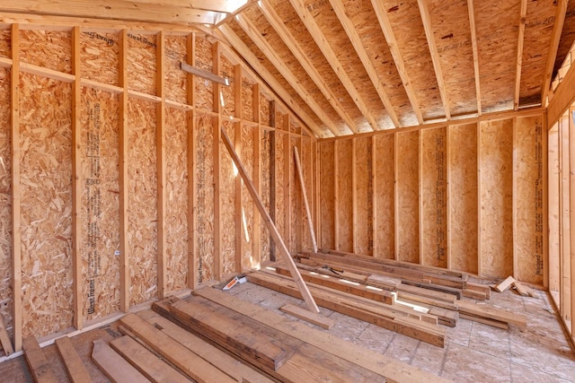743 Davis St, Rockford, IL 61107 - miscellaneous room with lofted ceiling