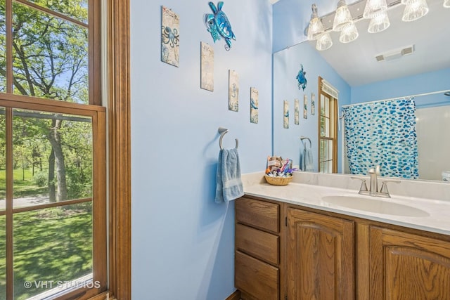 5808 Amherst Ct, Mchenry, IL 60050 - full bathroom with vanity and curtained shower