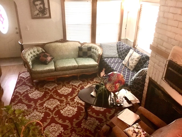 14336 S Harrison Ave, Posen, IL 60469 - living area featuring plenty of natural light and wood finished floors