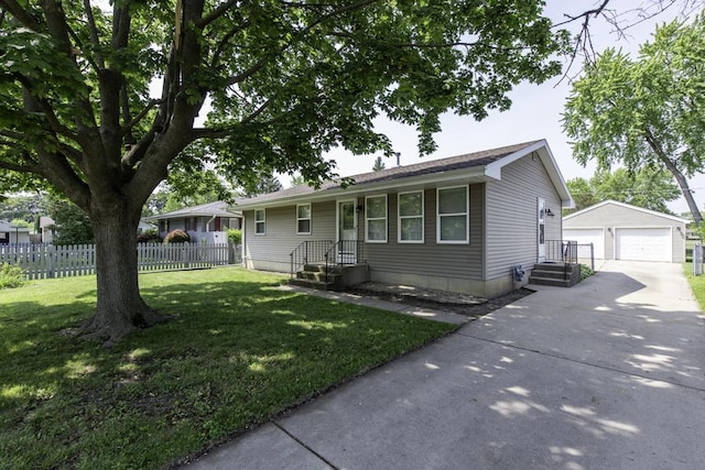 916 Wilson Ct, Zion, IL 60099 - single story home featuring a garage and an outdoor structure