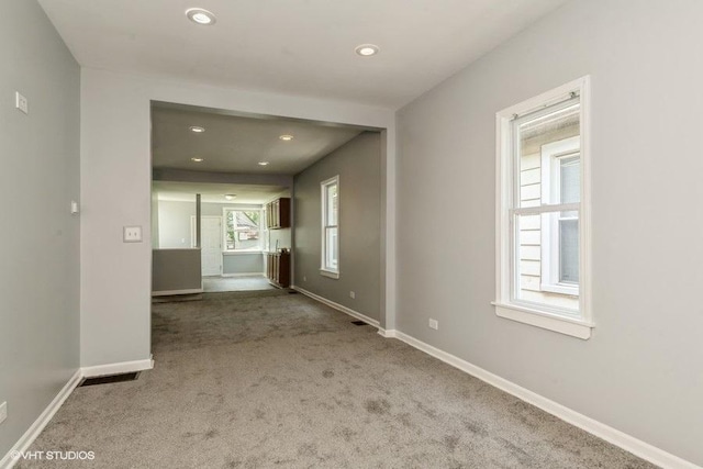 1505 E 76th Pl, Chicago, IL 60619 - carpeted spare room with recessed lighting