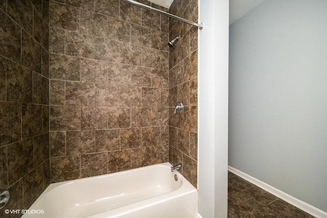 1505 E 76th Pl, Chicago, IL 60619 - full bath with bathtub / shower combination and tile patterned floors