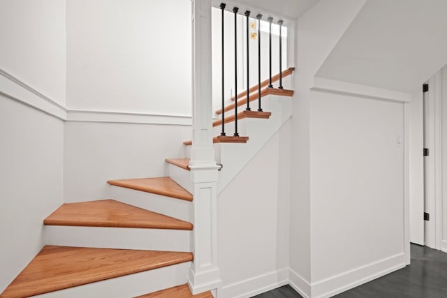 2934 Maple Ave, Berwyn, IL 60402 - stairway featuring baseboards
