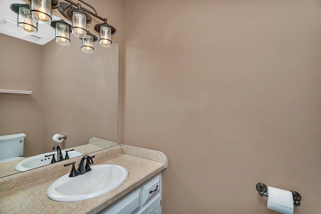 3513 Harris Dr, Joliet, IL 60431 - bathroom with toilet and vanity